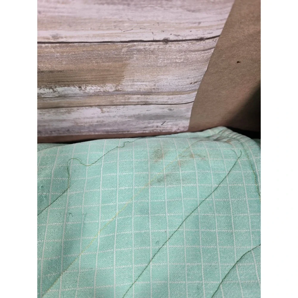 Handmade Vintage Patchwork‎ Quilt Multi Color Floral Paisley Gingham 64x77 READ